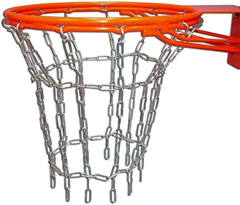 Gared zváraná oceľová reťaz basketbalová sieť pre dvojité krúžkové góly