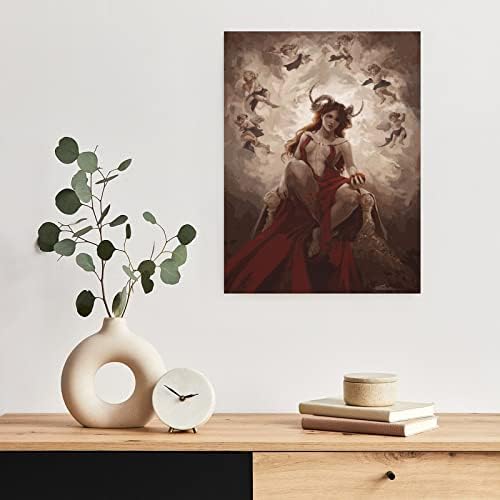 Lilith démoni a anjeli plátno umenie plagát plátno tlač izba Decor Canvas Wall Art Prints for Wall Decor Izba