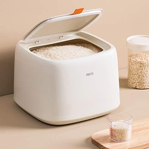 Dvtel Rice Bucket Kitchen utesnený odolný voči vlhkosti a hmyzu 10 Kg naložený hrubý úložný Box na ryžu s vekom