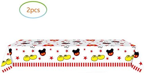 2pack Mickey Mouse Party obrus Mickey Mouse obrus, Mickey Mouse Birthday Party Supplies