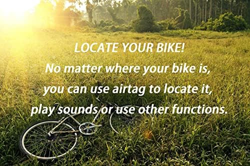 Držiak na bicykel AirTag skrytý pre Airtag so skrutkami proti krádeži puzdro na držiak na bicykel Airtag Vodotesné