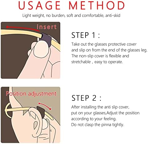 Okuliare Soogree Ear Grip Eareglass ušný vankúš ušné háčiky na okuliare za uchom chránia okuliare pred pošmyknutím