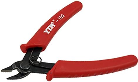 X-DREE Red plastic Coated Grip 5 side Cutter šperky Beading kliešte (Pinza per gioielli 'Red Plastic Coated Grip