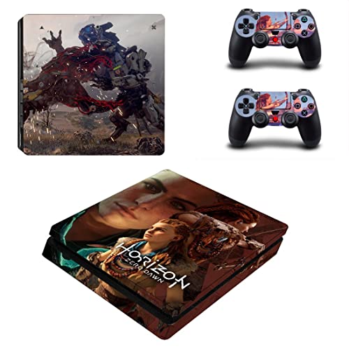 Hra Horizonet Zero West Aloy PS4 alebo PS5 kožná nálepka pre konzolu PlayStation 4 alebo 5 a 2 ovládače nálepka