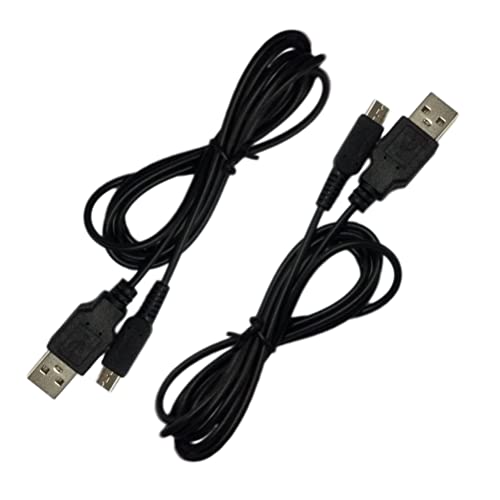 Zigmoon vlasy 2-Pack Nové 3ds nové 2DS DSi nabíjací kábel napájanie USB nabíjačka kábel kompatibilný s Nintendo
