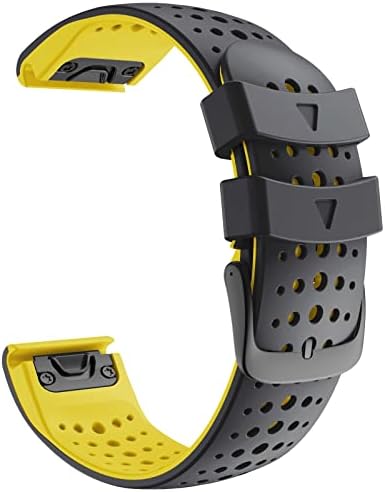 Hwgo Quick Release EasyFit Silicone Watch Band WristStrap pre Garmin Fenix 7x 7 6x Pro 5 5x Plus 935 SmartWatch