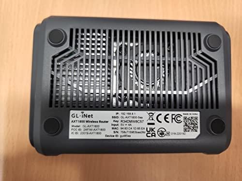 GL.Inet gl-AXT1800 vreckový Wi-Fi 6 gigabitový cestovný smerovač, Extender / opakovač pre Hotel & amp; Verejná