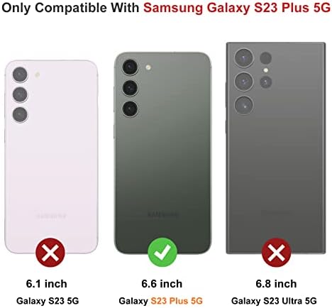 Anmula pre Galaxy S23 Plus Case-Slim Fit Samsung S23 Plus Case, flexibilný nárazuvzdorný TPU ochranný gumový