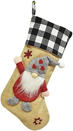 Veľká Krištáľová guľa na luster Candy Darčeky ponožky personalizované Krbové Pančuchy 3D plyšové Vianočné Domáce