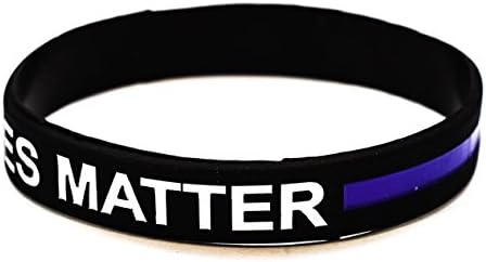 Blue Lives Matter náramky s tenkou modrou čiarou