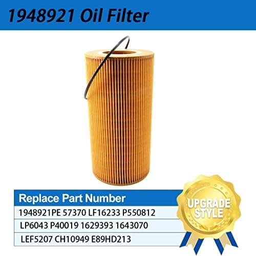 1922496 olejový Filter, 1948921 olejový Filter, 1852006 filter odlučovača palivovej vody kompatibilný s motorom