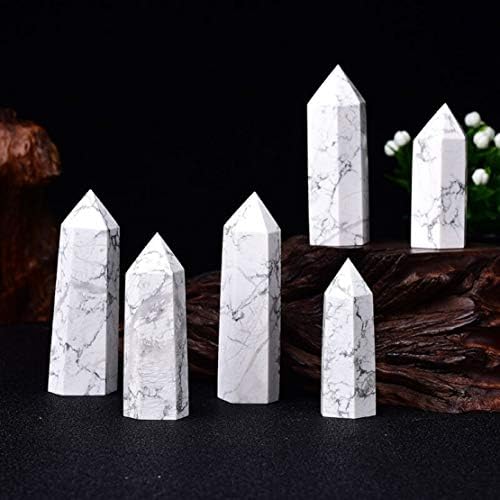 Biela tyrkysová Obelisková veža Healing Crystal Points od MarkaJewelry