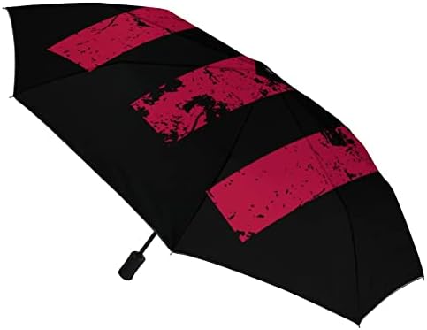 Puerto Rico Flag 3 Folds Auto Open Close Anti-UV dáždnik cestovný dáždnik prenosné letné Dáždniky