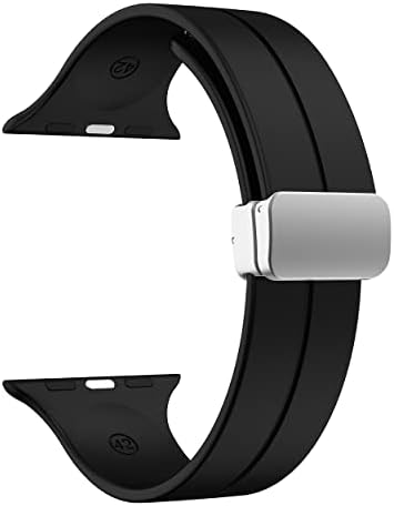 Meyzeli kompatibilný s Apple Watch Ultra Band 49mm 45mm 44mm 42mm 41mm 40mm 38mm pre ženy muži, Mäkké silikónové