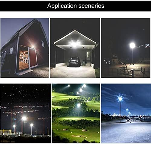 STARFISHHOME 2 Pack 150W LED Flood Light Outdoor, 15500LM LED pracovné svetlo s americkou zástrčkou, 5000k denné