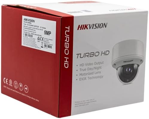 Hikvision DS-2CE59H8T-AVPIT3ZF 5MP Ultra nízka svetelná ir vonkajšia 4v1 TVI/AHD/CVI/CVBS Dome kamera s motorizovaným