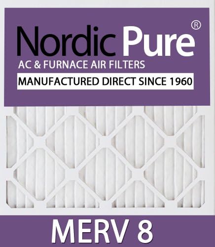 Nordic Pure 10x15x1customm8-6 MERV 8 AC filtre, 9 1/2 x 14 1/2 x 3/4, 6 ks