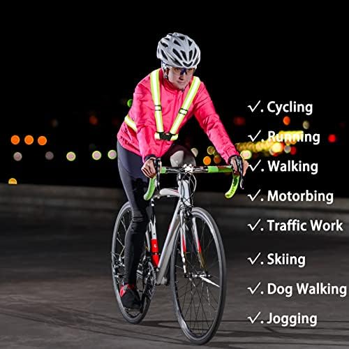 Bežecká Reflexná vesta BFELYCPO pre ženy, ktoré chodia v noci, bezpečnostná vesta na Jogging s reflexným popruhom
