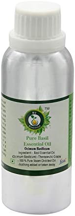 Bazalkový esenciálny olej / Ocimum Basilicum | bazalkový olej | na vlasy | na masáž | čistý prírodný | parou destilovaný | terapeutický stupeň | 630ml | 21oz od R v Essential