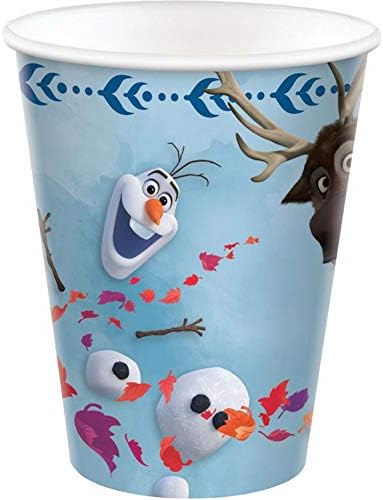Disney Frozen 2 papierové poháre-9 oz. Viacfarebné balenie 8 ks