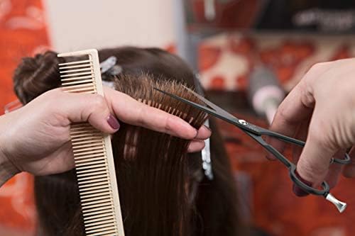 Profesionálne kadernícke nožnice - nožnice na strihanie vlasov-salónne nožnice-čierne oceľové nožnice na vlasy