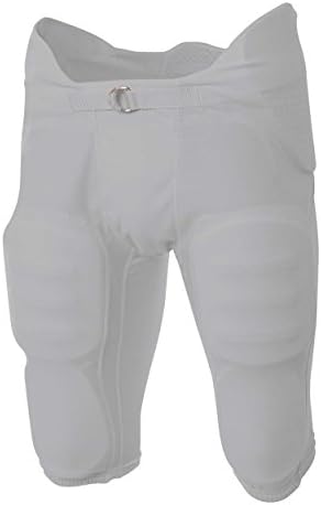 A4 Sportswear Youth 3x strieborné futbalové nohavice Flyless, integrované 7-dielne podložky