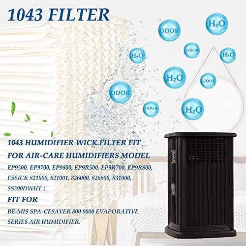 FETIONS 1043 zvlhčovač Knôt filter náhradné Vhodné pre Essi-ck Air AI.RCARE Bemis EP9 EP9R EP9500 EP9700 EP9