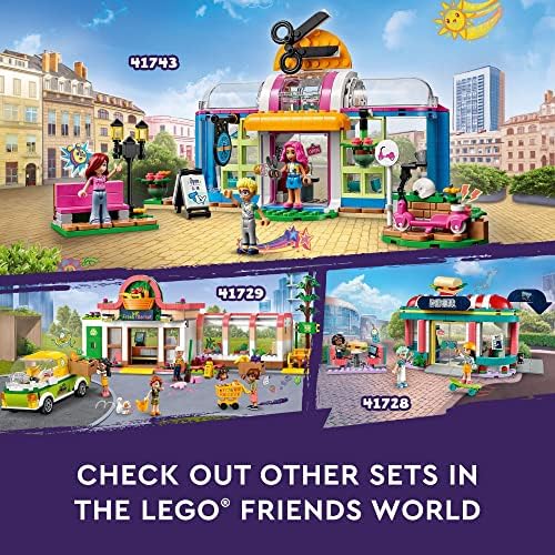 Lego Friends Toy Kaderníctvo 41743 Kadernícky Set s paisley & amp; Olly Mini-bábiky, predstierať hrať hračka