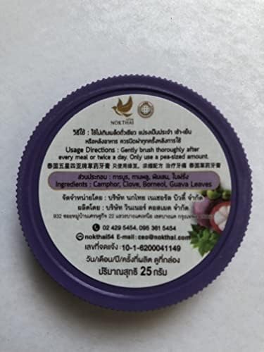 Thajská bylinná zubná pasta NOKTHAI 5Star4A Thai Mangosteen bylinná zubná pasta koncentrovaná receptúra od Nature