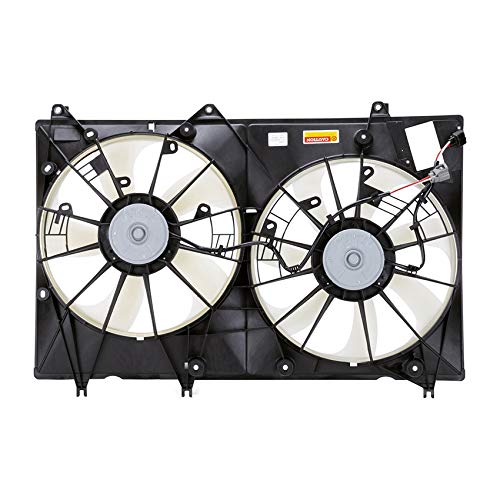Rareelektrický nový chladiaci ventilátor kompatibilný s Toyota Highlander 2008-2009 podľa čísla dielu 16361-0p170