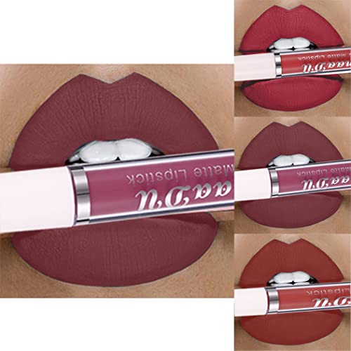 Kisshine Matte Liquid Lipstick Velvet Lipgloss dlhotrvajúci Lipglaze Vodeodolný lesk na pery hladké pery make-up